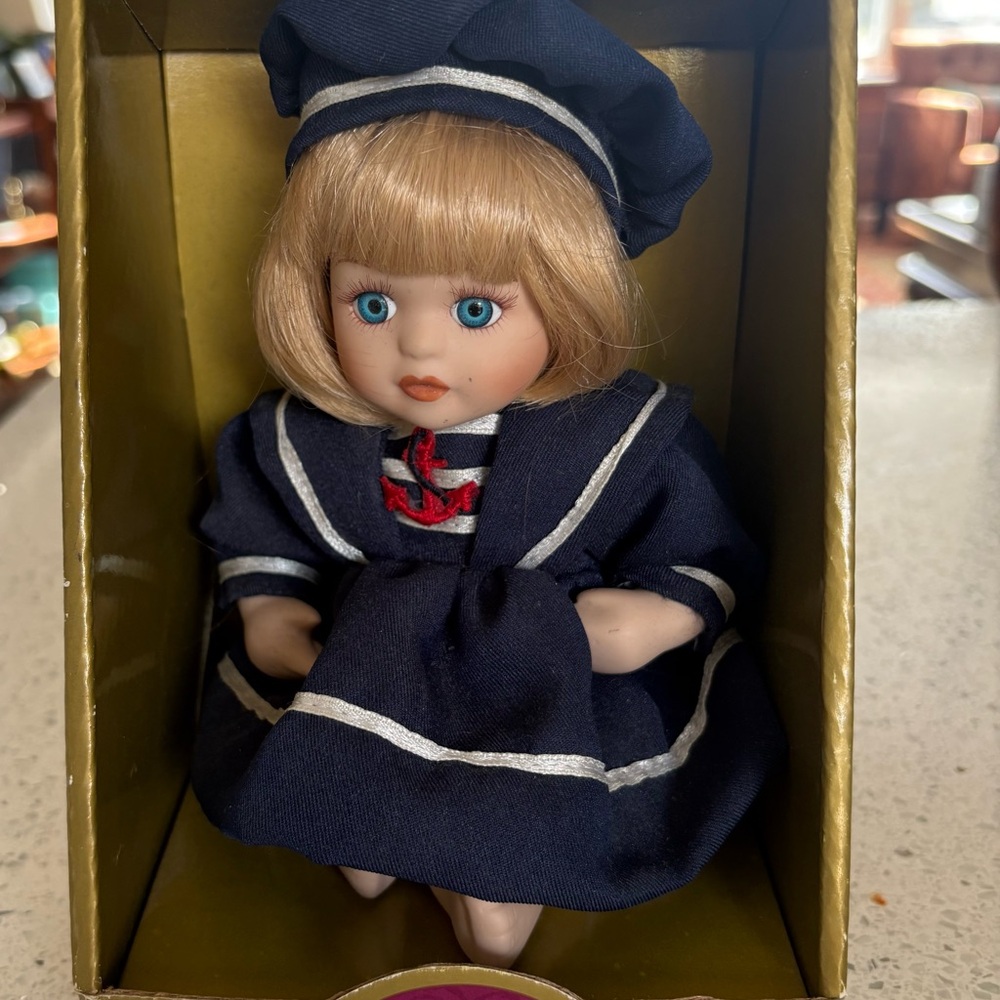 Collectible Memories Porcelain Doll – Limited Collector’s Edition Sailor Outfit